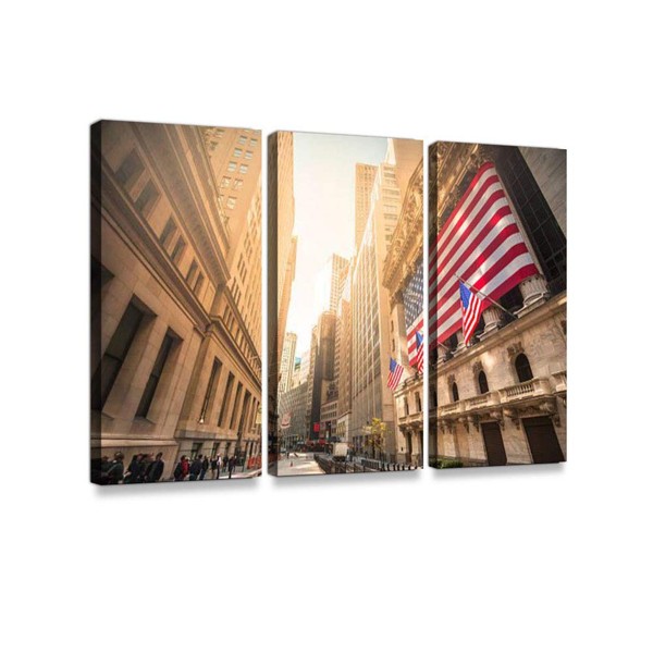 New York Stock Exchange, Wall Street, USA Print On Canvas