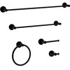 Peerless PA347-BL Precept Towel Ring, Matte Black