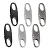 Bojueshaw 6pcs Anti-Theft Zipper Clips,Small Zip Puller Locks,Double Opening S