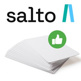 Salto RFID Cards 1K [Pack of 10] Plastic Cards Chip Blank White