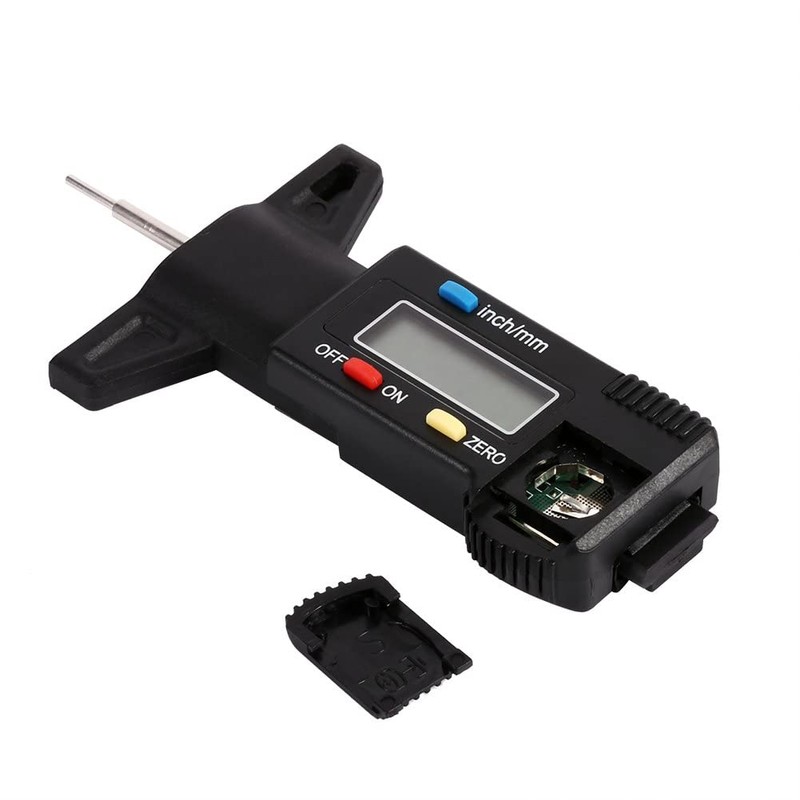 Nartel® Tyre Tread Depth Gauge - 0-25.4mm/1Inch Portable Tread Depth