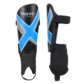 TAGVO Children's Football Shin Pads, Men's and Women's Shin Pads, Football, Children's Shin Pads, Football with Ankle Sleeves Protection for Boys and Girls