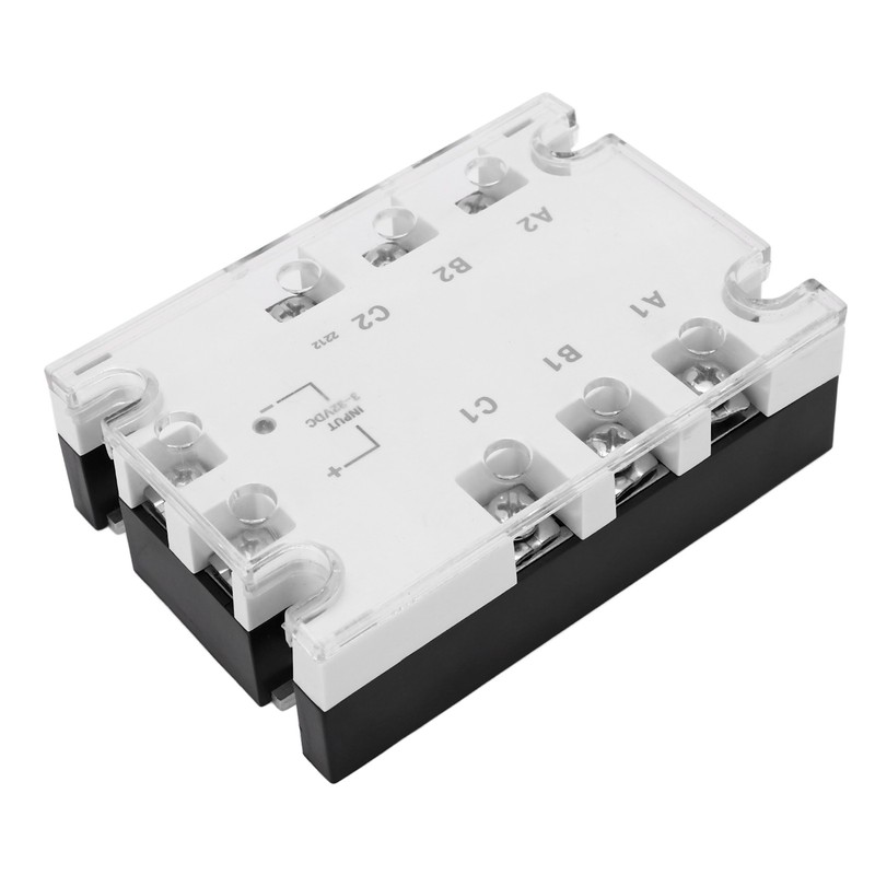 3 Phase Solid State Relay White Noiseless Anti Shock Reliable