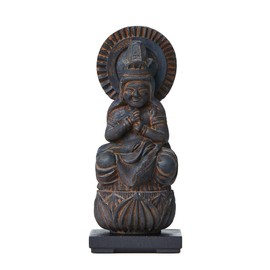 Isumu TanaCOCORO (Palm Wood) Dainichi Nyorai (Wood: Cypress) _ Mokikatou Shonin Wood Carving Buddha Figurine Dainichi Nyorai (Wood) tw3535