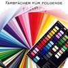 Colour Chart for Textile Film, DIN A4 Format, Textile Plotter