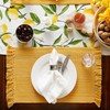 DII Variegated Tabletop Collection, Placemat Set, 13x19, Apricot, 6 Piece