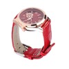 Women Watch Wine Red Mechanical Watch Luminous Waterproof Hollow Heart