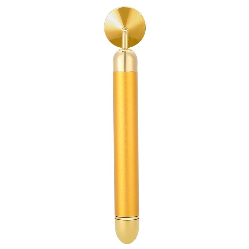 Electric Gold Facial Massager Anti Eye Wrinkle Face Slimming Micro