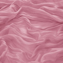 MLMW 2 Pack Mauve Table Runner Cheesecloth 160 inch 13.3ft Cheese Cloth Boho Gauze Table Runner for Wedding Party Baby Shower Bridal Shower Holiday Decorations