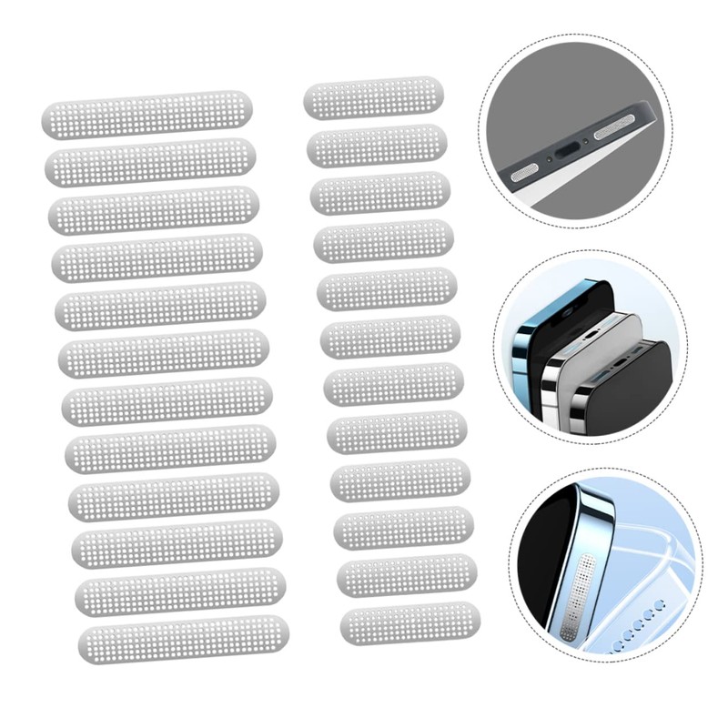 KONTONTY 24pcs Speaker Mesh for Series Dust Stickers Easy Installation
