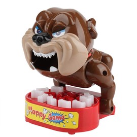 Yosoo Juguetes Malo Perro Torpe Gracioso Contento Prensado Huesos para niños Familia Juegos