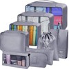 Travel Packing Cubes Set,9 Set Packing Cubes Luggage Packing Organizers