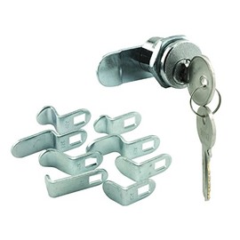 Prime-Line MP4532 9-Cam, H1 Keyway, Mail Box Lock, Counter Clockwise Rotation (Single Pack), 4.75 x 4 x 1 inches