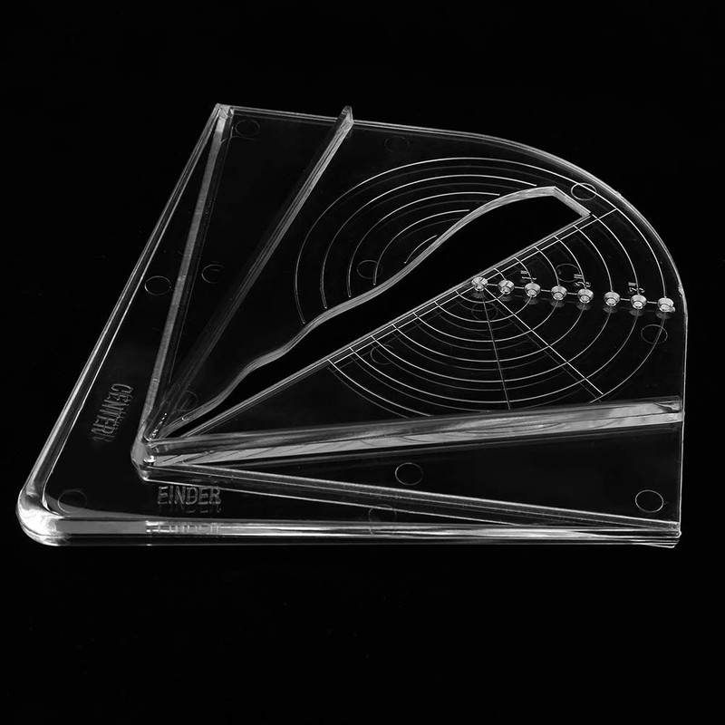 Plastic Centre Finder, for Square Round Octagon and Sexangle Woodwork