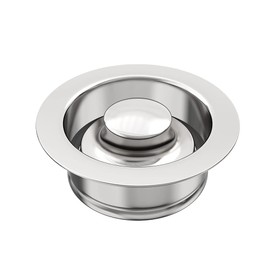 Sink Flange for Garbage Disposal and Sink Stopper Stainless Steel Fit Universal 3-1/2 Inch Standard Sink Drain Openings Kitchen Sink Garbage Disposal Replacement Accessories (Polished)