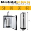 Hgkeke New 5 Gallon Corny Keg- Food Grade Stainless Steel