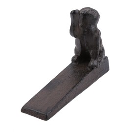 Gardmate Vintage Cast Iron Cat Door Stop – Heavy-Duty Rust-Proof Door Holder for Home & Office, Handcrafted Antique Cute Vintage Rustic Door Stop (Brown)