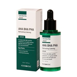 AHA BHA PHA Refreshing Cica Calming Serum 50ml / Whitening, Wrinkle-Improving, and Subuji Essential Serum / 아하바하파하 리프레싱 시카 카밍 세럼 50ml 미백 주름개선 수부지 에센셜 세럼