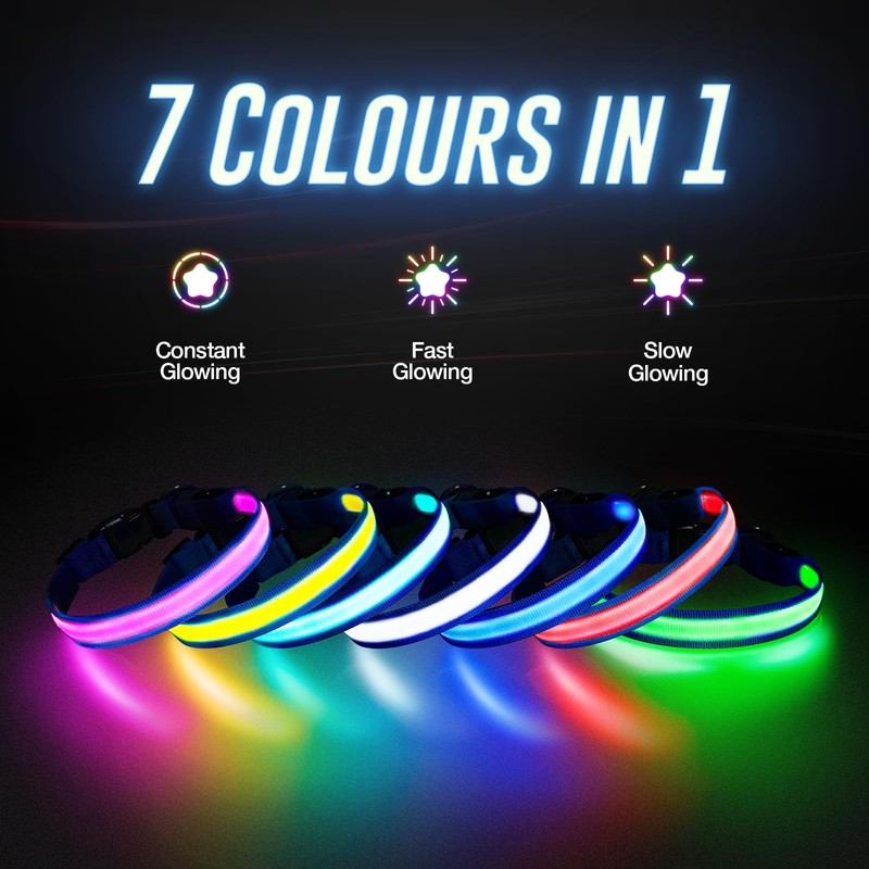 5200RGB Luminous Rabbit Band Blue-M