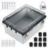 YedZen Waterproof IP66 Junction Box, 220x170x110mm Transparent ABS Plastic Electrical