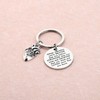 WSNANG Anatomical Heart Keychain Braver Stronger Smarter Than You Think
