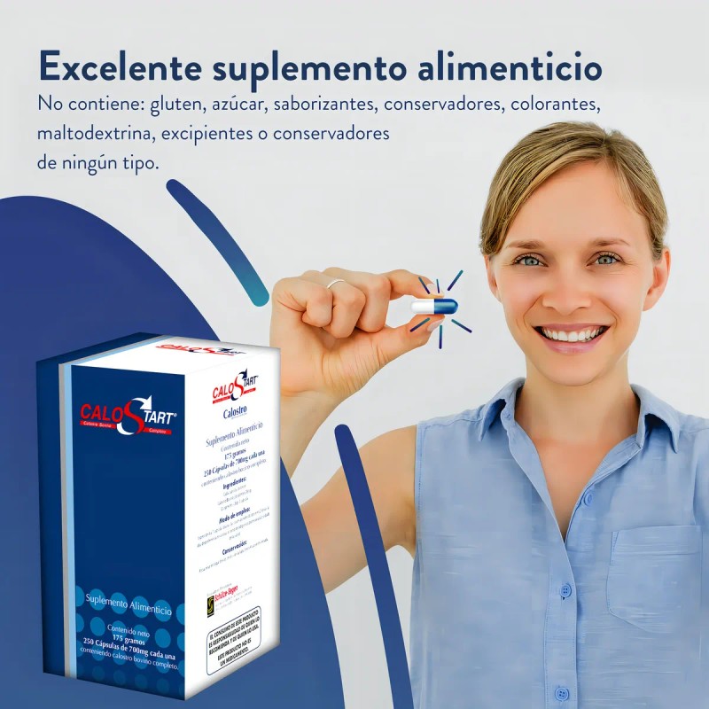 Liv Nutrition- Calostro Bovino Con 250 Capsulas De 700 Mg