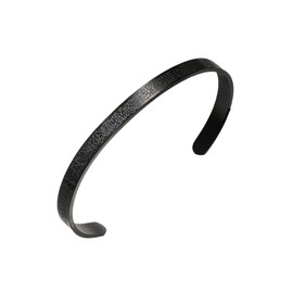 DATOA Islamic Jewelry Gifts for Women Allah Gold Bangles Bracelets Arabic Cuff Bracelet for Women Men Islam Eid Ramadan New Year Gifts - Black