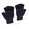 USB Warmer Heated Gloves Flip Half Fingerless Electronic Knitted Hand