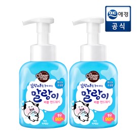 Shower Mate Soft Bubble Hand Wash Milk Scent 500ml x 2 / 샤워메이트 말랑이 버블 핸드워시 우유향 500ml x 2개