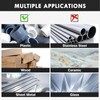 MACXCOIP 230Pcs Titanium Drill Bit Set, 135 Degree Tip HSS