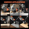 Cordless Angle Grinder 20V,8500RPM Brushless Motor, 4-1/2'' Blade,2×4.0Ah Battery &