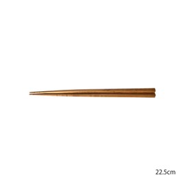 (TV Series Crafts (yamasita Craft) 銘木 Pentagonal chopsticks Chestnut 22.5 cm 27025490