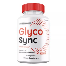 Glyco Sync Capsules, Max Strength, GlycoSync Blood Support Supplement (5 pack)