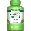 Ginkgo Biloba 120mg | Plus Bacopa | 200 Quick Release