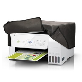 kwmobile Cover Compatible with Epson Eco Tank ET-2826/2800 - Case Printer - Dust Cover Protective Cover - Dark Grey