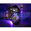 LEDGlow 8pc Advanced Purple LED Motorcycle Accent Neon Underglow Lighting