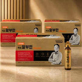 Hanjin Oh Oh Hanjin Baekse Albumin Premium Egg White Ampoule 30 Bottles Liquid Nutritional Supplement High Protein Easy Intake 3 Boxes / 오한진 백세 알부민 프리미엄 난백 앰플 30병 액상 영양보충 고단백 간편섭취 3박스