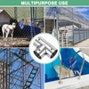 M METERXITY 4-Pack Structural Pipe Connector, Tee Pipe Fittings Stainless