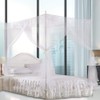 Caredy Mosquito Net, Universal White Luxury Mosquito Net Princess Three