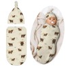 Jarverce Highland Cow Swaddle Blanket, Unisex Baby Stuff, Soft Sleeping