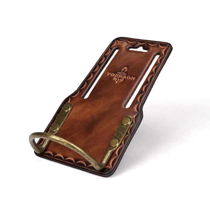 TOURBON Leder-Hammerhalter, Axt, Garten-Handwerkzeuge, Holster für Tischler, Bauarbeiter, passend für