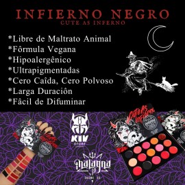Paleta De Sombras Alternativas Para Ojos Malagna Dark Goth