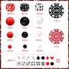 FEICUIBEXI 414 Pcs Casino Theme Vase Fillers for Table Centerpieces