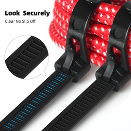 100Pcs Heavy Duty Industrial 14Inch Zip Toes Releasable Black Cable Ties Nylon Adjustable Tie wrap Reusable Zip Toes Tie Straps For Garden Plant Secure Vine Home Office Use