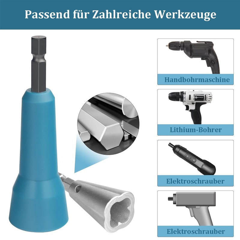 Wire Nut Driver for Drill, Wire Turning Tool, Chuck Plastic