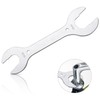 YAKLEE Headset Wrench 4-in-1 Bicycle Handlebar Key 30/32/36/40 mm, Silver