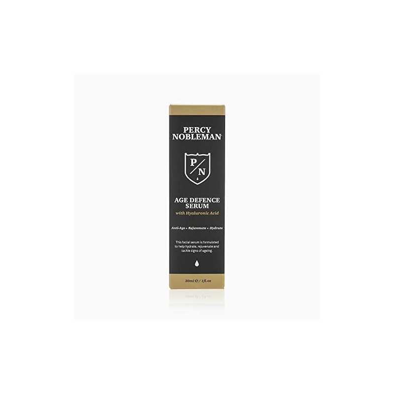 Percy Nobleman Age Defence Serum with Hyaluronic Acid, a face