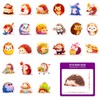 Hedgehog Stickers Pack 50PCS Cute Animal Stickers for Kids Adults,