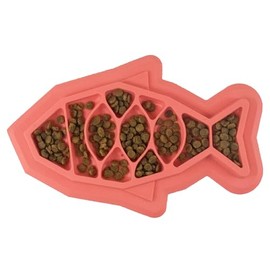 Petstages Fishie Fun Feed Mat - Comedero Lento para Gatos