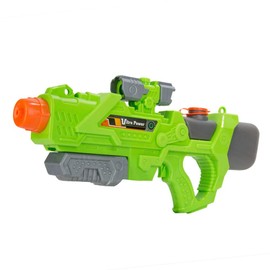 Ultra Water Blaster Pump Action Single Barrel Water Gun Toy (Green) with High Pressure 32 ft Range, 1200cc Large Capacity Great for The Beach, Lake, Swimming Pool, Party, Games, Outdoor Activities